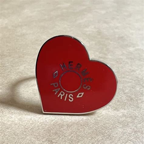 hermes heart scarf ring